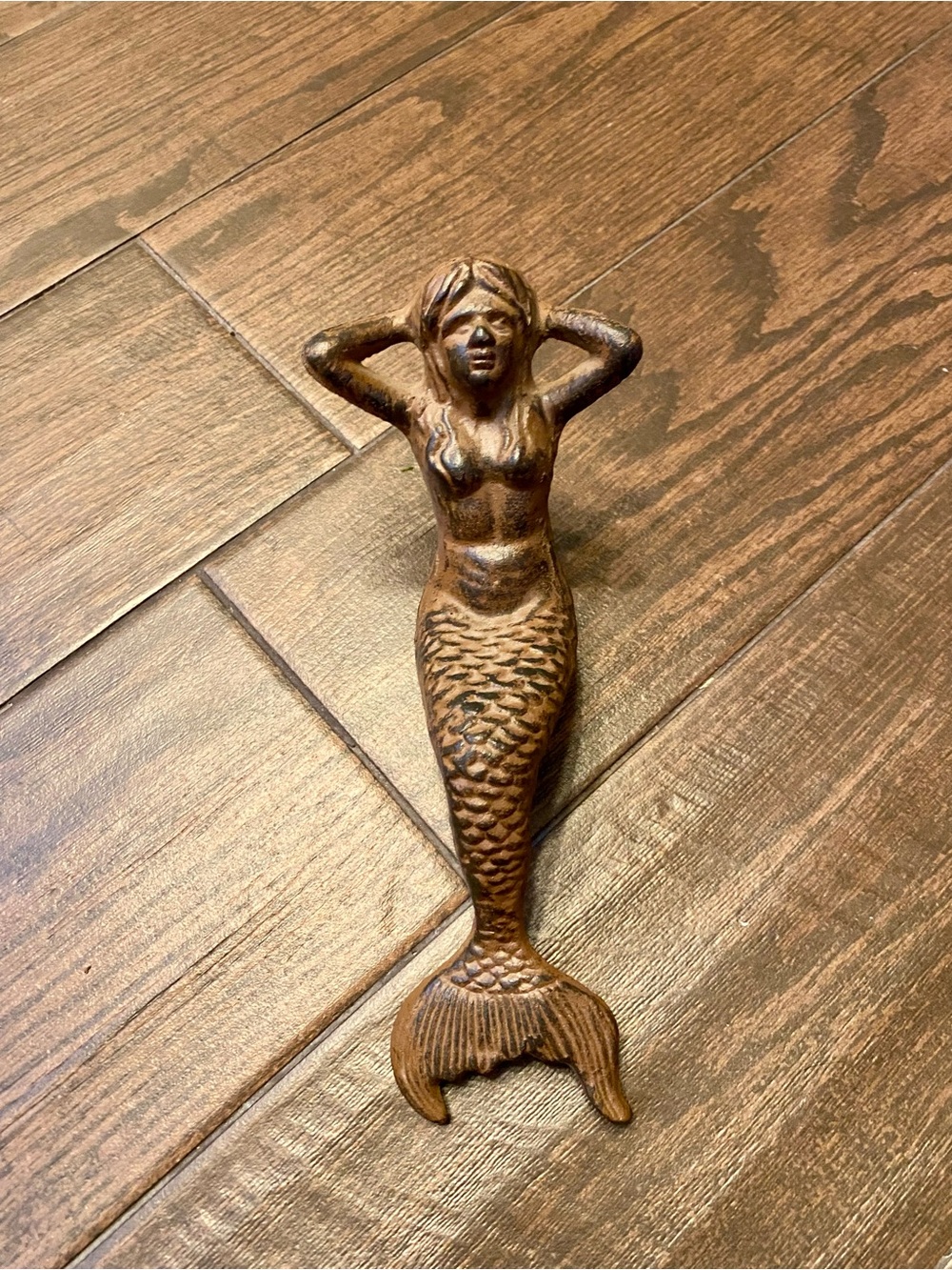 Rustic Bronze Mermaid Wall Decor | Home Art